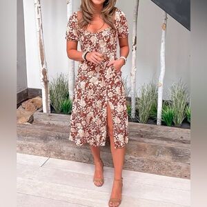 Abercrombie floral dress, size small